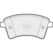 NAPA Front Brake Pad Set fits Mercedes-Benz Citan Dualiner 2012-2021