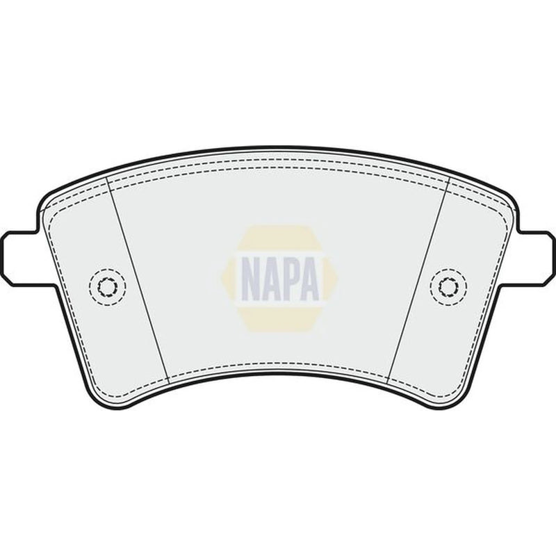 NAPA Front Brake Pad Set fits Mercedes-Benz Citan Dualiner 2012-2021