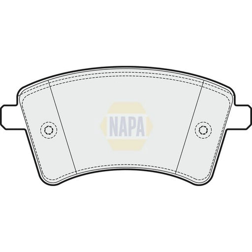 NAPA Front Brake Pad Set NBP1407