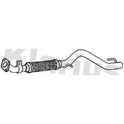 Klarius Exhaust Pipe OD fits Fiat 500X 2014-2018 2.0
