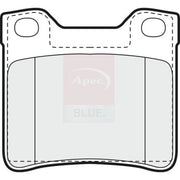 Apec Rear Brake Pad Set PD3432