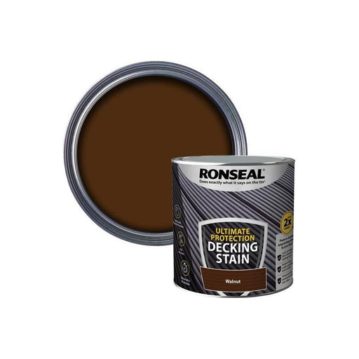 Ronseal Ultimate Protection Decking Stain Walnut 2.5 litre Ronseal - NN4 Online