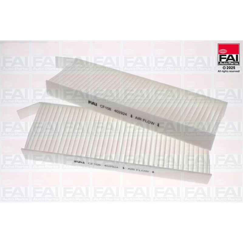 FAI Cabin Air Filter (Pollen Filter) fits Citroën Berlingo 2018-2019 1.2 1.5 1.6
