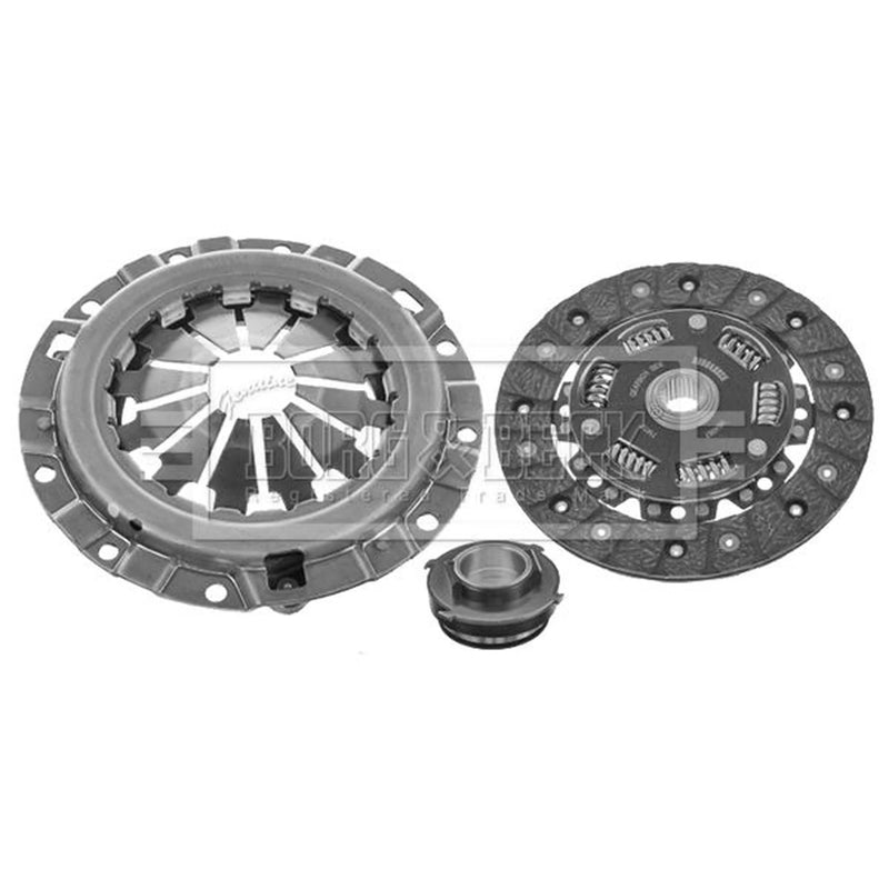 Borg & Beck Clutch Kit Set 3pc 180mm HK7492