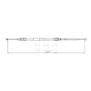 Apec Handbrake Cable Left Rear CAB1580