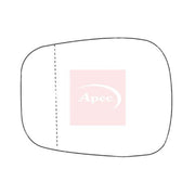 Apec Exterior Wing Mirror Glass both sides fits Nissan Kubistar 2003-2009
