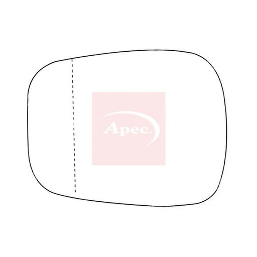 Apec Exterior Wing Mirror Glass both sides AMS2791A
