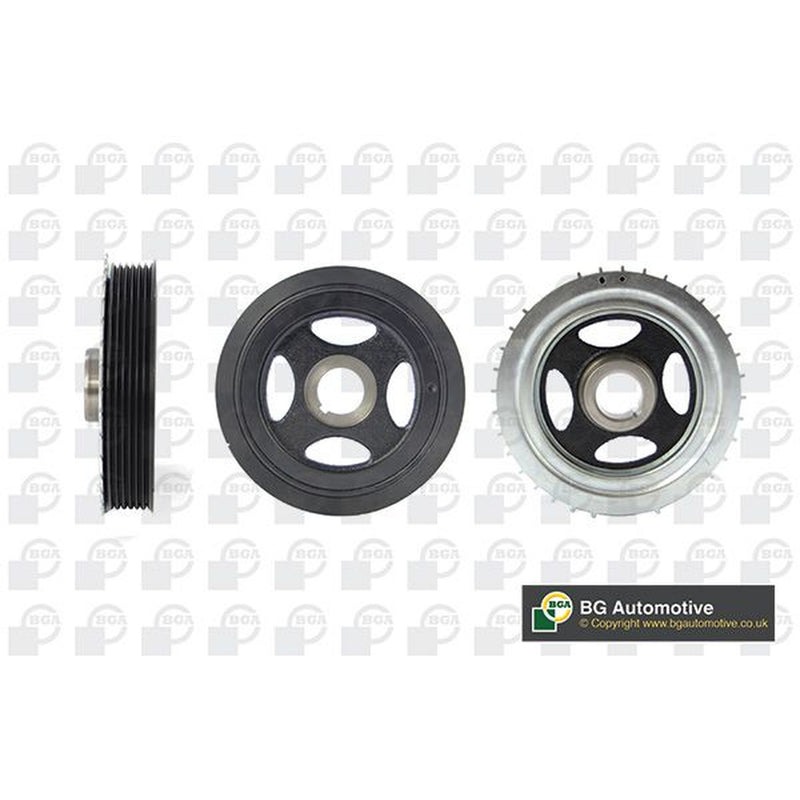 BGA Crank Shaft Belt Pulley fits Mazda 2 2007-2015 1.3 1.5