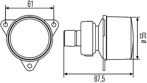Hella 2PF 008 221-177 Position Light