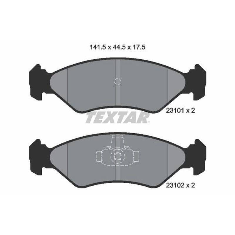 Textar Front Brake Pad Set 2310101