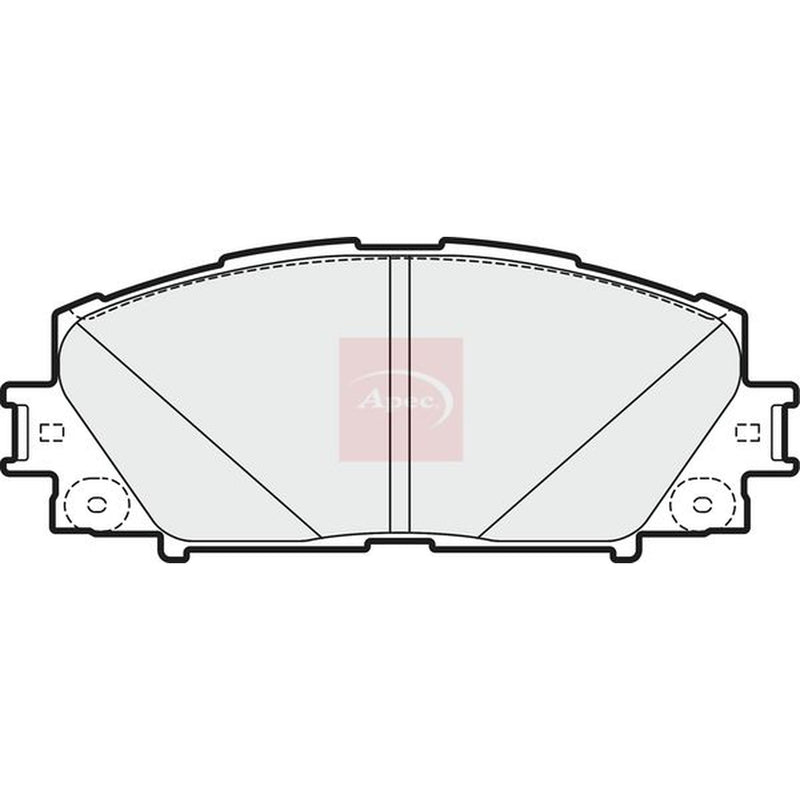 Apec Front Brake Pad Set fits Lexus Ct 2011 on