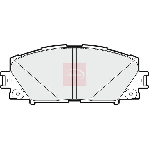 Apec Front Brake Pad Set PAD1748