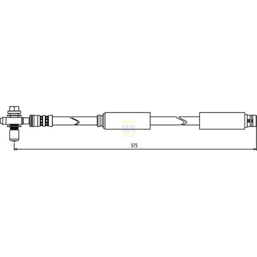 NAPA Brake Hydraulic Hose Line Front NBH1210