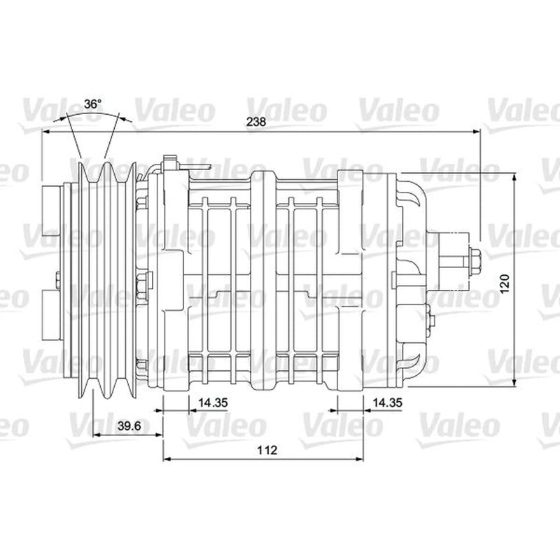 Valeo Air Conditioning Compressor 815904
