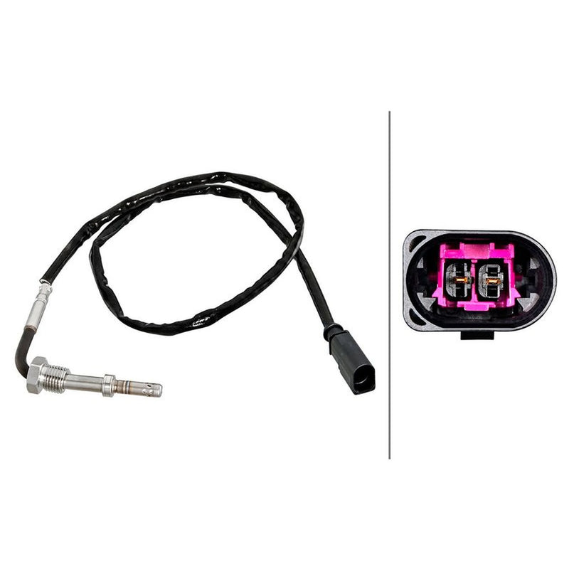 Hella Exhaust Gas Temperature Sensor before catalytic converter fits Audi A3