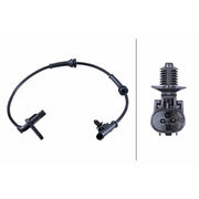 Hella ABS Wheel Speed Sensor Rear Right 6PU 358 252-881