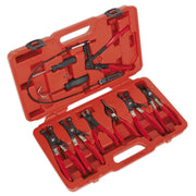 Sealey Hose Clip Removal Tool Set 9pc VS1662 Sealey - Dynamic Drive