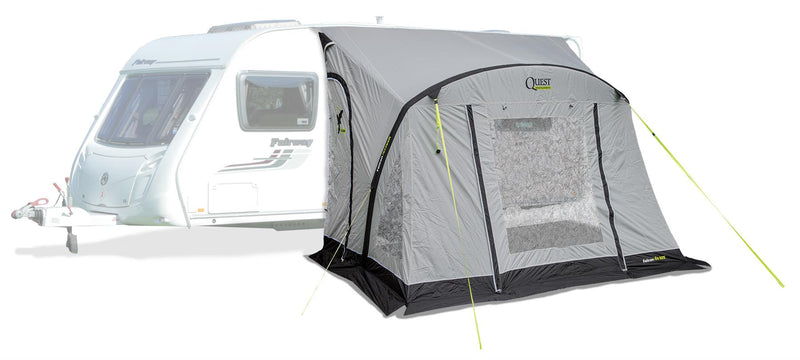 Quest Falcon Pro 325 Air Porch Caravan Awning Grey Quest Leisure - Dynamic Drive
