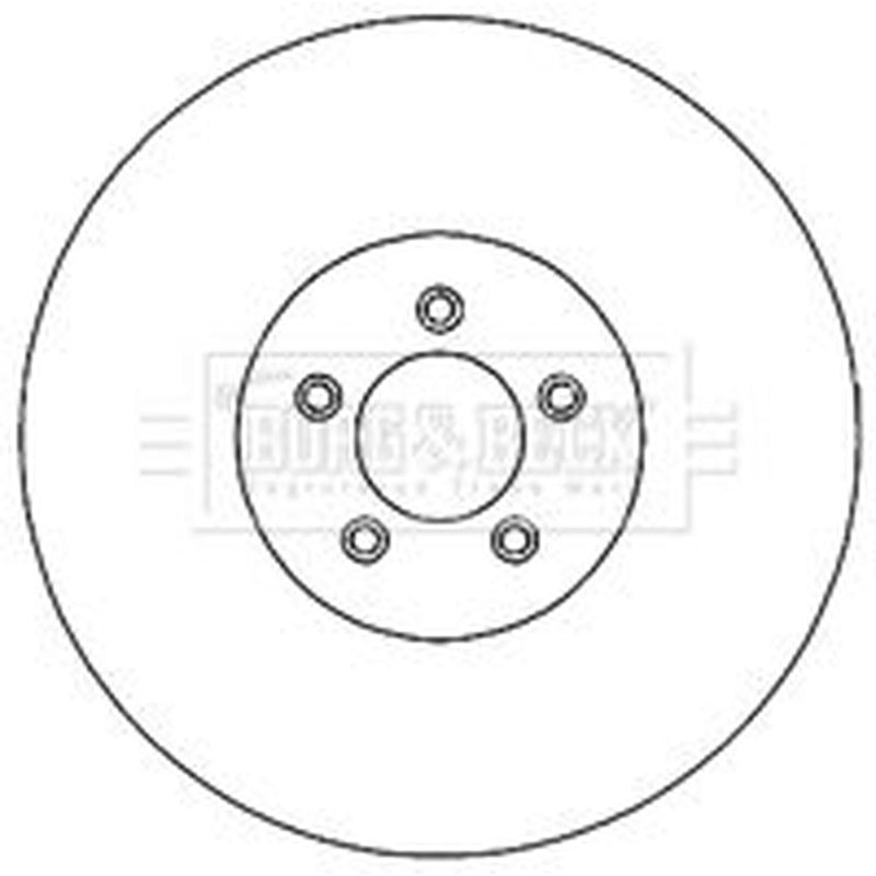 Borg & Beck Front & Rear Brake Discs & Pads fits Jaguar Xj 2012-2019 3.0