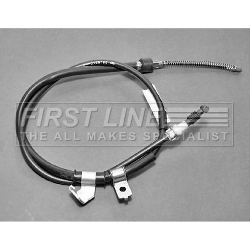First Line Handbrake Cable Left Rear fits Mitsubishi Pajero 1982-1997 2.3 2.6