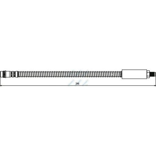 Apec Brake Hydraulic Hose Line Front BHO4062