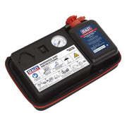 Sealey Tyre Inflator 12V & Emergency Puncture Sealant Kit MAC10S Sealey - Dynamic Drive