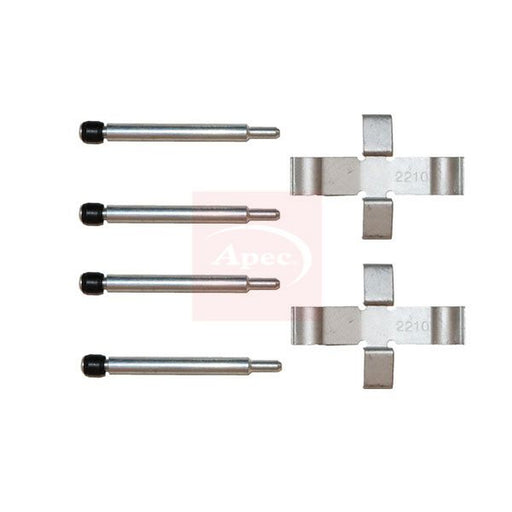 Apec Brake Pad Accessory Fitting Kit Rear fits Alfa Romeo 75 1985-1992