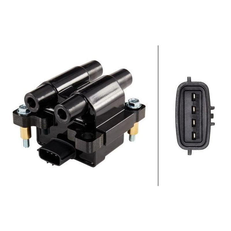 Hella Ignition Coil Pack fits Subaru Forester 2002-2012 2.5