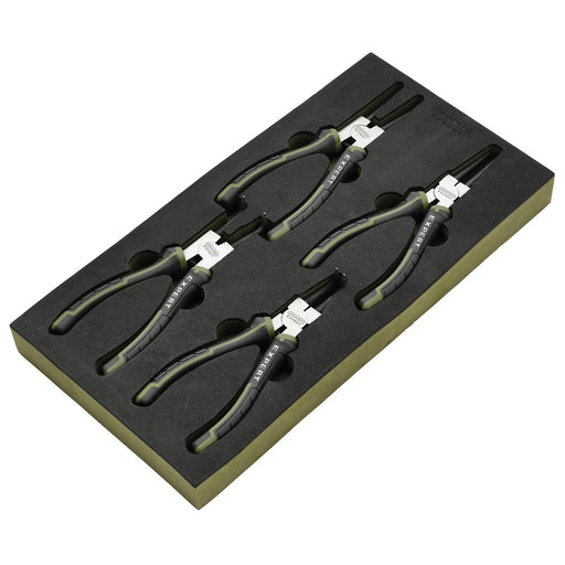 Draper Expert Circlip Pliers Set in EVA Foam Tray, 180mm (4 Piece) - image 1