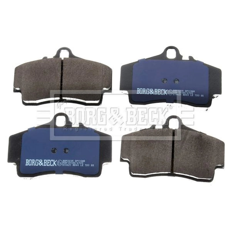 Borg & Beck Rear Brake Discs & Pads fits Porsche Boxster 1996-2004 2.5 2.7