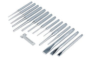 Laser Punch & Chisel Set 16pc Laser - Dynamic Drive