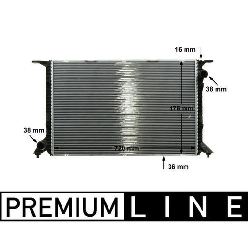 Mahle Engine Radiator fits Audi A5 2007-2017