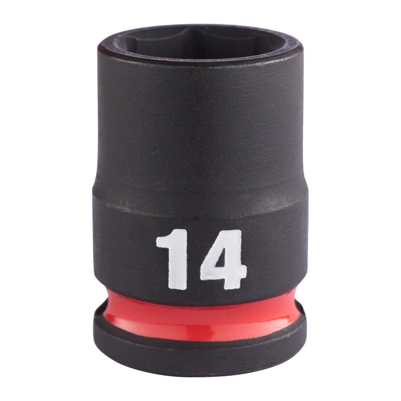 Milwaukee 14mm ShockWave Impact Duty 3/8" Drive Impact Socket Milwaukee - Dynamic Drive