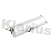 Klarius Box With Tail Pipe Rear fits Citroën C4 2004-2011 1.6