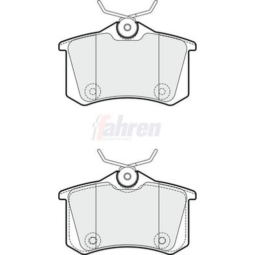 Fahren Rear Brake Pad Set FBP3276
