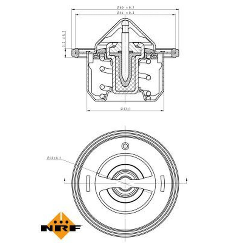 NRF Thermostat,Coolant 725080