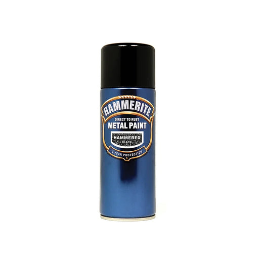 Hammerite Black Hammered Finish Spray Paint 400ml