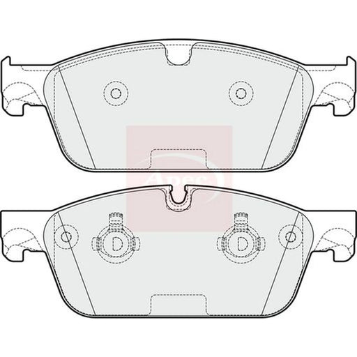 Apec Front Brake Pad Set PAD1928