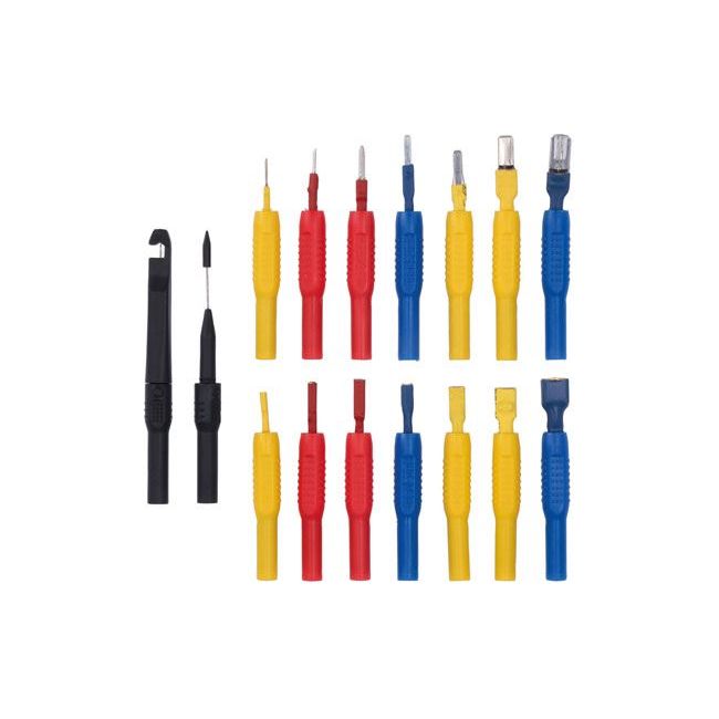 Laser Assorted Test Lead Adaptor Set 16pc 8603 Laser - Dynamic Drive