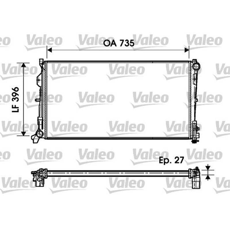 Valeo Engine Radiator 732956