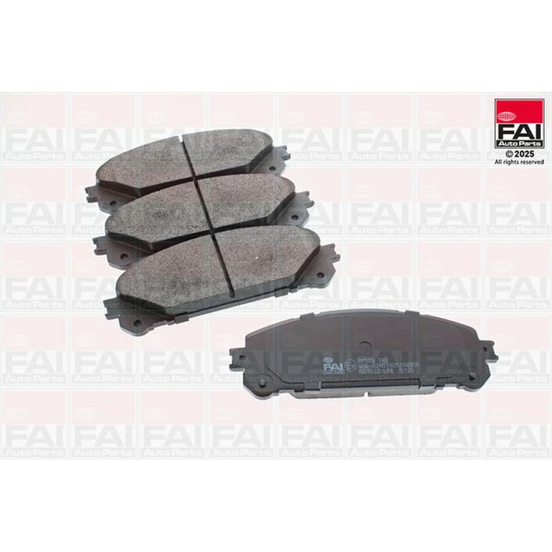 FAI Front Brake Vented Discs & Pads fits Lexus Rx 2008-2015