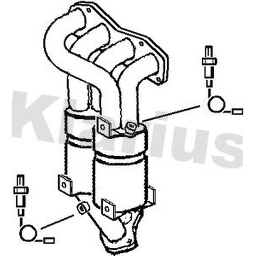 Klarius Catalyst Type Approved With Pipe 322111 1710422070 322111