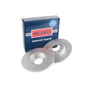 Borg & Beck Front & Rear Brake Discs & Pads fits Citroën C4 Picasso II 2014 on