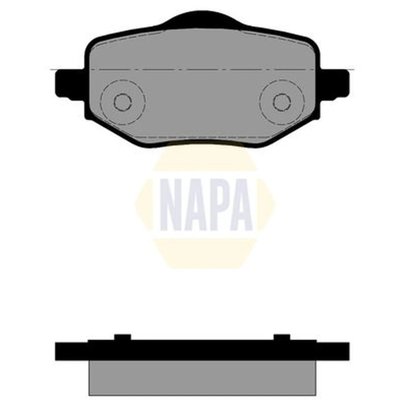 NAPA Rear Brake Pad Set fits Citroën C4 III 2020-2021 1.2 1.5