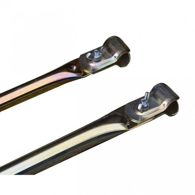 2 x Camptech Large Universal Full Awning Steel Veranda Bar Poles Adjustable 1.9m - 2.6m (Size 8-13) Camptech - Dynamic Drive