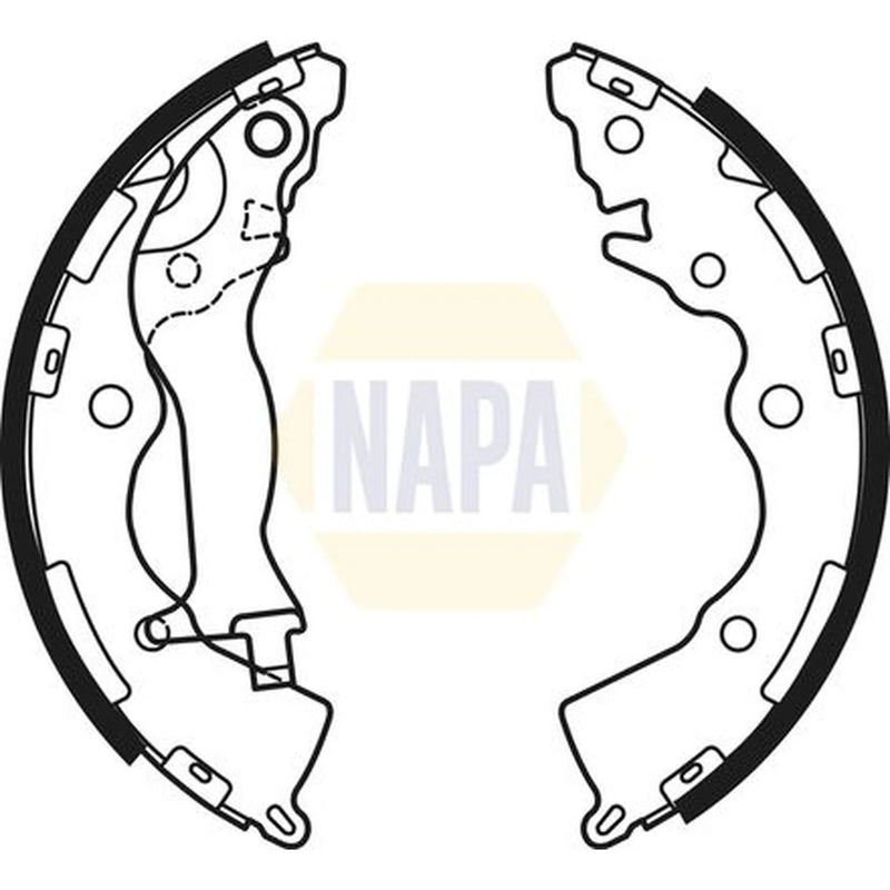 NAPA Brake Shoe Set Axle Kit NBS1073