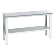 Bott Cubio Adjustable Bench with Shelf, ESD Laminate Top 2000 x 750mm