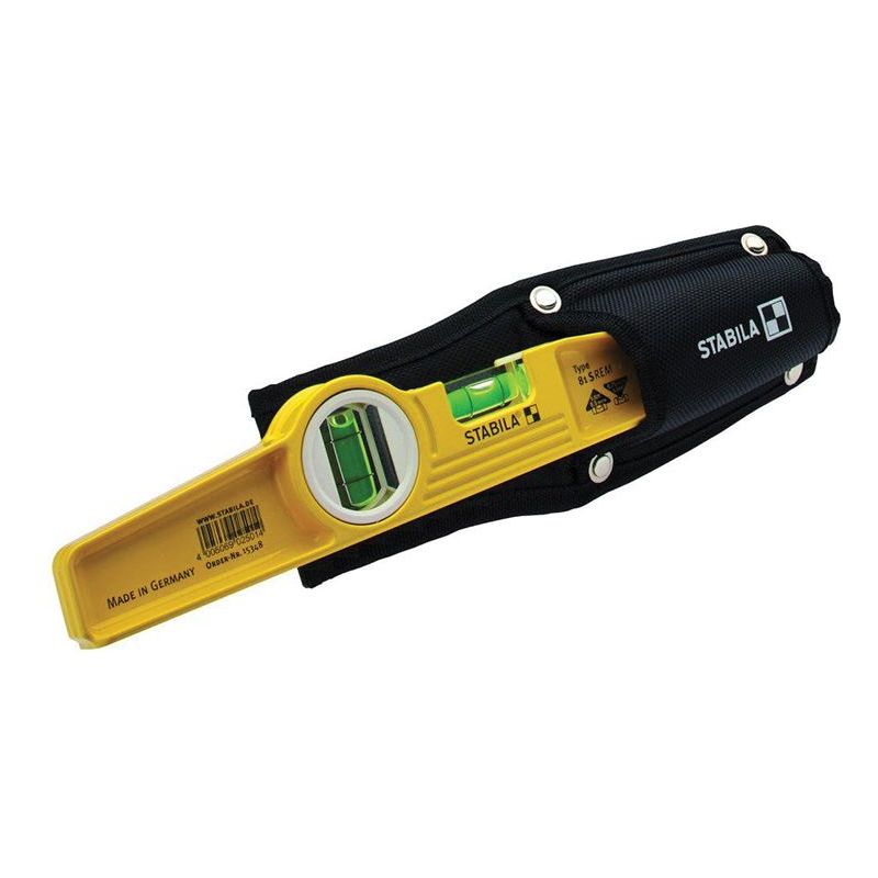 Stabila 81S-10MH Magnetic Torpedo Level 25cm in Holster Stabila - Dynamic Drive