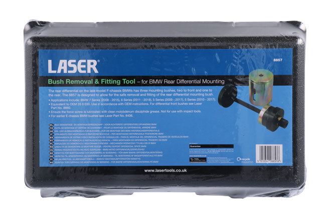 Laser Bush Removal & Fitting Tool - for BMW Rear Differential Mounting (rear bush) Laser - Dynamic Drive