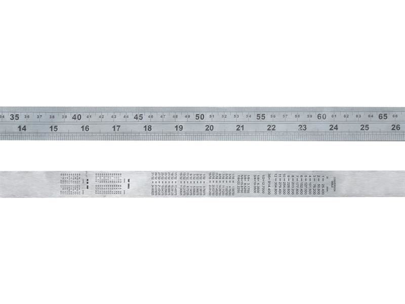 Faithfull Steel Rule 1m / 39in x 30mm Faithfull - NN4 Online